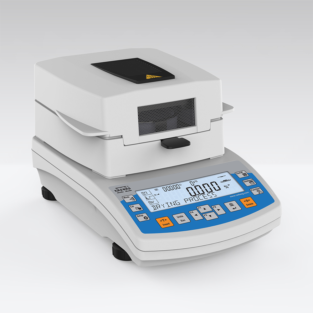 Analizador de humedad MA 110.R.WH