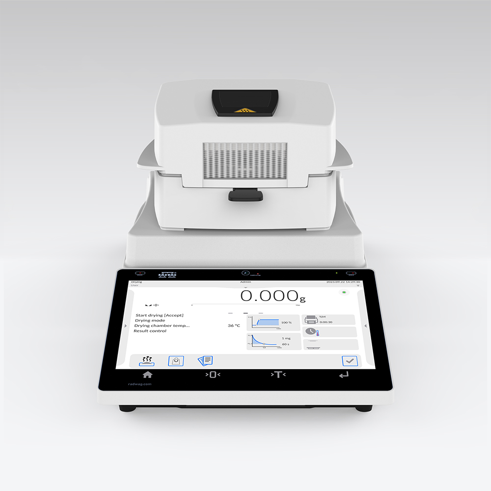 Analizador de humedad MA 210.5Y.WH