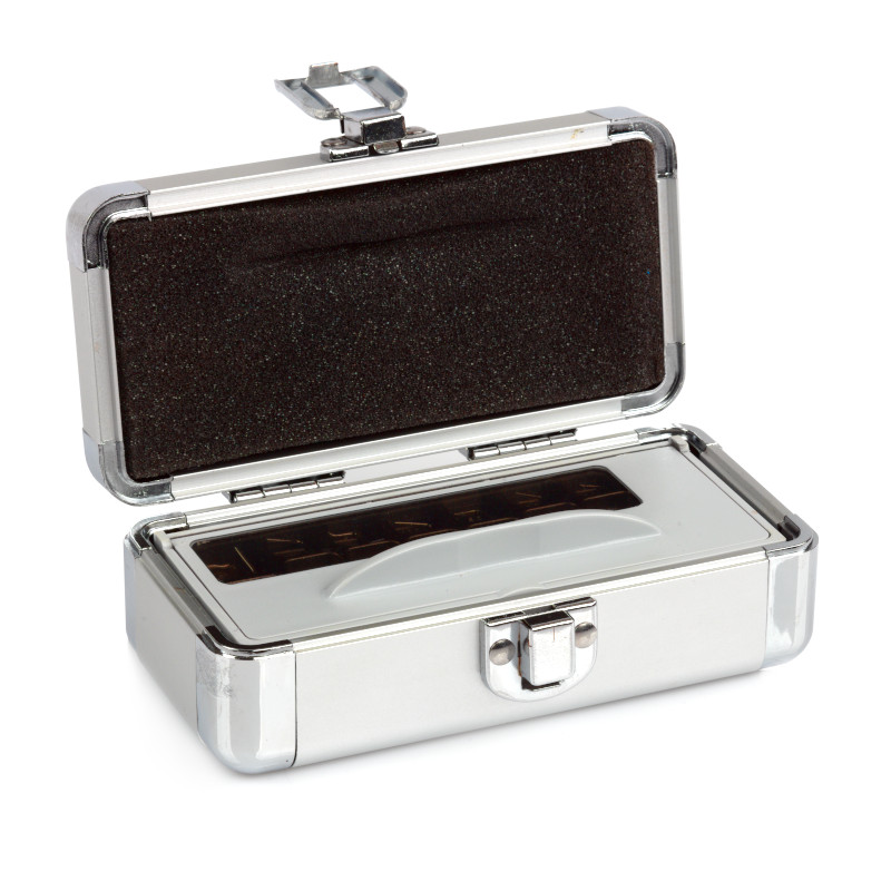 Forma plana, juego (1 mg - 500 mg), caja de plástico