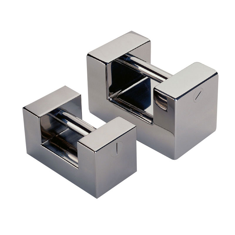 Pesas de clase F1 - rectangular con mango - 5 kg