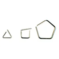 Pesas de clase F2 -<br>alambre de acero inoxidable