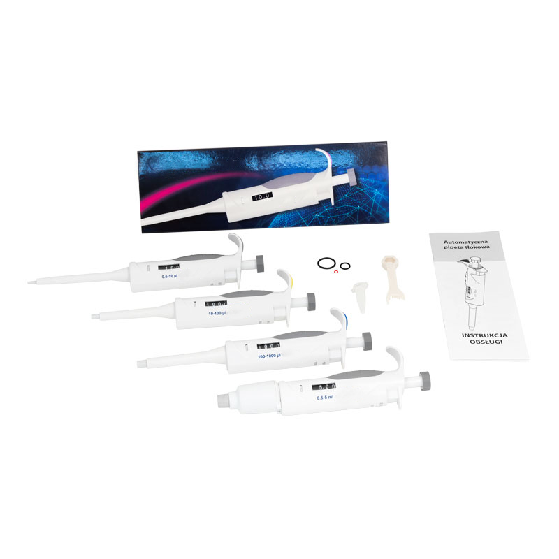 Pipeta automática 0,5 μl ÷ 10 μl - RW8-101-20-9