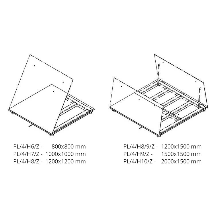 Plataforma PL/4/3000/H10/Z